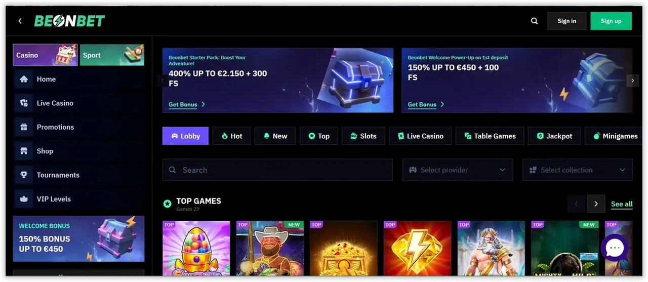 Beonbet Casino Casino